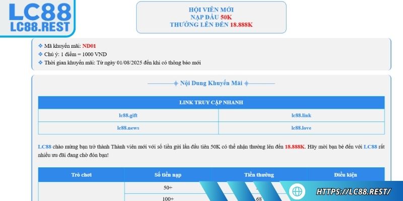 Cách nhận 100% thưởng nạp lần đầu với giao dịch thứ nhất