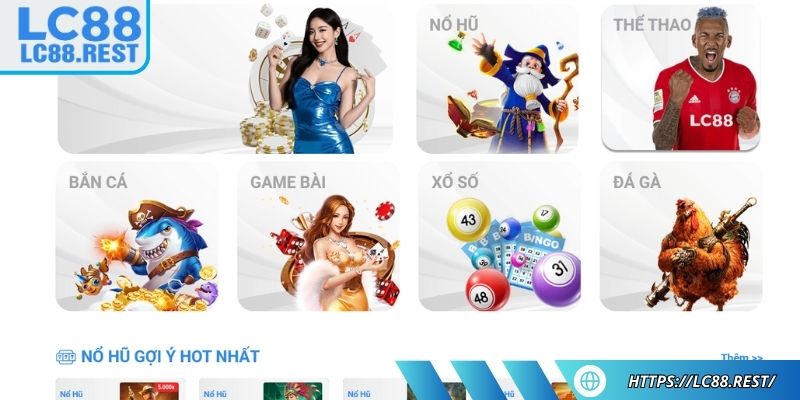 Sự đa dạng trong kho game